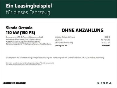 Schwarz Gebraucht 2025 Skoda Octavia Selection Kombi | 29.149 € (Fairer Preis)