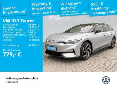 Brugt VW ID.7 Pro 210 kW (286 HK) 2025 Sort Stationcar