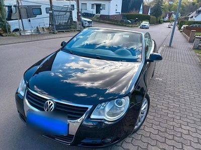 Brugt VW Eos 122 HK (89 kW) 2008 Sort Cabriolet