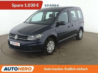 Gebraucht VW Caddy Trendline 125 PS (91 kW) 2016 Blau Van / Kleinbus
