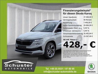 Neu Skoda Karoq SportLine 150 PS (110 kW) 2025 Grau SUV