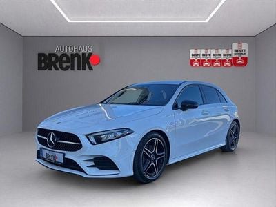 Gebraucht Mercedes A200 AMG line 163 PS (119 kW) 2021 Polarweiss  unilack Limousine