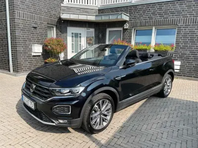 Gebraucht VW T-Roc Cabriolet Style 150 PS (110 kW) 2021 Schwarz Cabrio