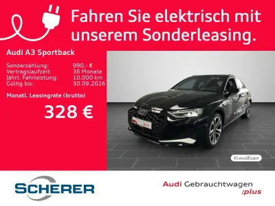 Gebraucht Audi A3 Advanced 204 PS (150 kW) 2025 Mythosschwarz metallic Limousine