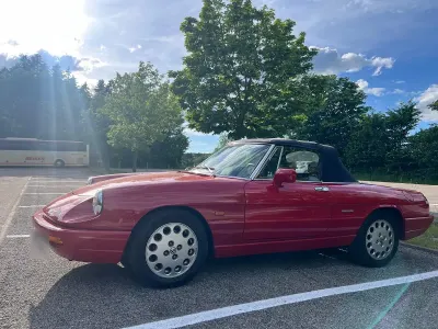 Gebraucht Alfa Romeo Spider 120 PS (88 kW) 1992 Rot Cabrio