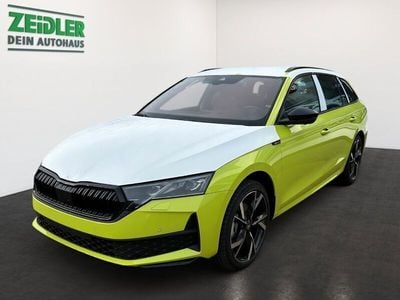 Neu Skoda Octavia SportLine 150 PS (110 kW) 2025 Grün Kombi