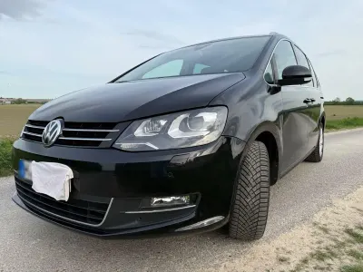 Gebraucht VW Sharan Highline 150 PS (110 kW) 2017 Schwarz Van / Kleinbus