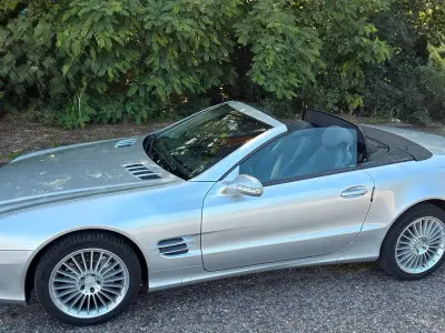 Gebraucht Mercedes SL350 245 PS (180 kW) 2003 Silber Cabrio