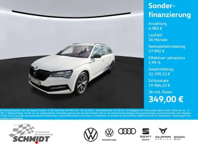 Gebraucht Skoda Superb SportLine 200 PS (147 kW) 2023 Weiß Kombi
