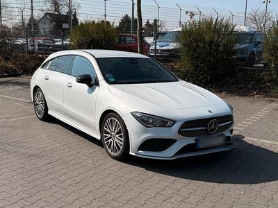 Gebraucht Mercedes CLA220 Shooting Brake AMG line 2022 Weiß Kombi