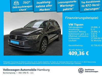5k uranograu Gebraucht 2023 VW Tiguan Life SUV | 29.888 € (Fairer Preis)