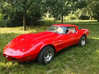 Gebraucht Corvette C3 195 PS (143 kW) 1979 Rot Coupé