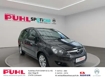 Gebraucht Opel Zafira Family 140 PS (102 kW) 2014 Plat.anthr./rogrey/0j:silbergr Van / Kleinbus