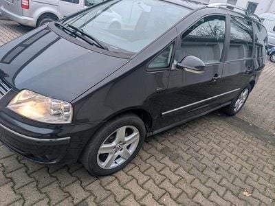 Gebraucht VW Sharan 115 PS (84 kW) 2008 Schwarz Van / Kleinbus