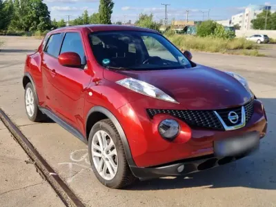 Gebraucht Nissan Juke Acenta 117 PS (86 kW) 2011 Rot SUV