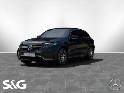 Gebraucht Mercedes EQC400 AMG line 300 kW (408 PS) 2023 Metalliclack obsidianschwarz SUV