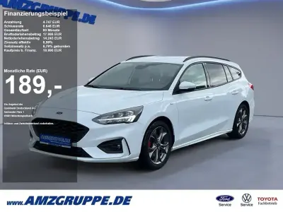 Gebraucht Ford Focus ST-Line 155 PS (114 kW) 2022 Frostweiß (uni) Kombi