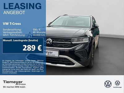 Neu VW T-Cross Life 116 PS (85 kW) 2025 Schwarz SUV