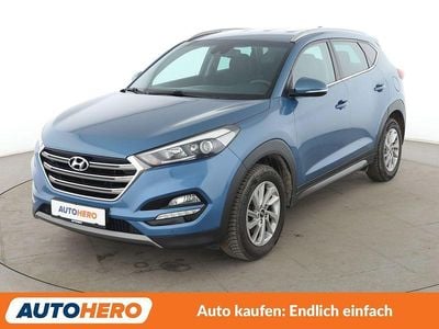 Gebraucht Hyundai Tucson Style 116 PS (85 kW) 2016 Blau SUV