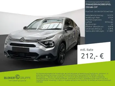 Używany Citroën C4 Feel 131 KM (96 kW) 2023 Szary SUV