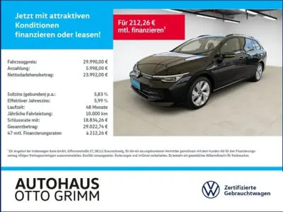 Gebraucht VW Golf VIII Goal 150 PS (110 kW) 2025 Grenadillschwarz metallic (metallic) Kombi
