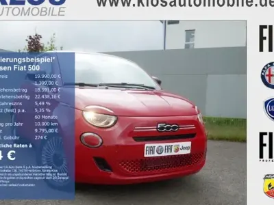 Neu Fiat 500 Icon 65 PS (47 kW) 2026 Rot Limousine