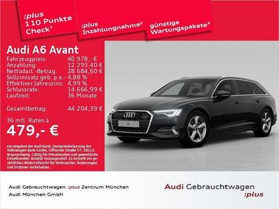 Gebraucht Audi A6 Advanced Plus 204 PS (150 kW) 2024 Mythosschwarz metallic Kombi