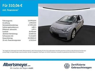 Gebraucht VW ID.3 Pro Performance 109 kW (149 PS) 2020 Grau Kleinwagen
