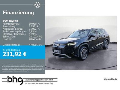 Gebraucht VW Tayron Life 193 PS (141 kW) 2025 Schwarz SUV