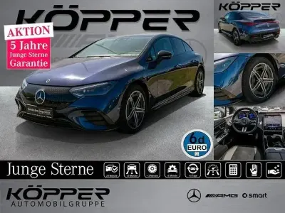Gebraucht Mercedes EQE300 AMG 180 kW (245 PS) 2025 Sodalith blau Limousine