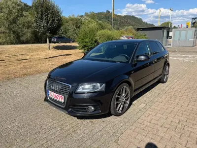 Gebraucht Audi A3 Sportback S-Line 200 PS (147 kW) 2009 Schwarz Kleinwagen