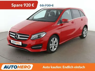 Brugt Mercedes B200 Urban 136 HK (100 kW) 2018 Rød MPV