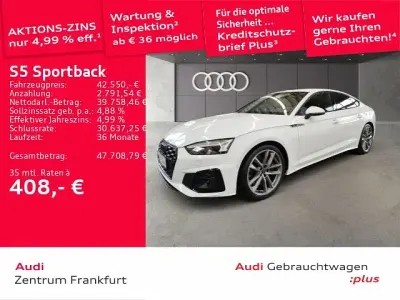 Usata Audi S5 Sportback Sport 341 CV (250 kW) 2022 Bianco Utilitaria