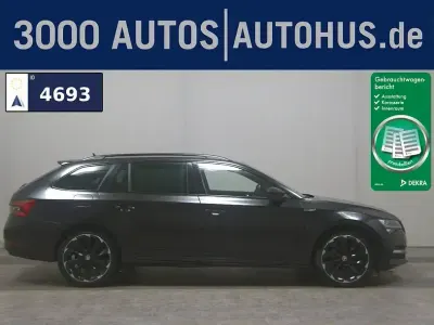 Gebraucht Skoda Superb SportLine 218 PS (160 kW) 2021 Schwarz magic perleffekt Kombi
