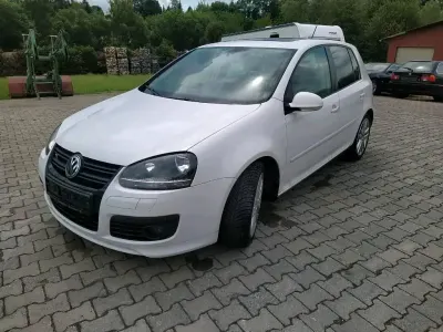 Gebraucht VW Golf VI GT 122 PS (89 kW) 2008 Weiß Kleinwagen