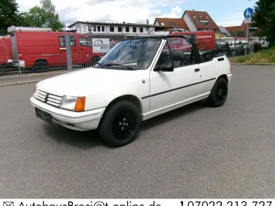 Gebraucht Peugeot 205 60 PS (44 kW) 1988 Weiß Cabrio
