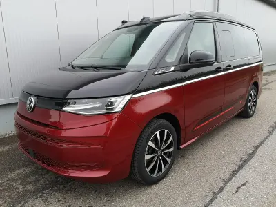 Neu VW California Highline 2026 Deepblack perleffekt/fortanarot metallic Van