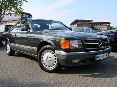 Gebraucht Mercedes 560 279 PS (205 kW) 1990 Blauschwarz  metalliclack Coupé