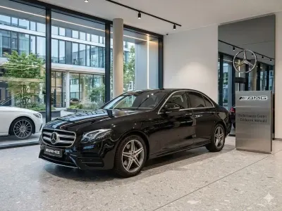 Gebraucht Mercedes E300 AMG 194 PS (142 kW) 2019 Schwarz Limousine