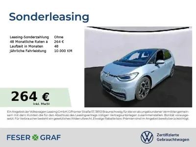 Usata VW ID.3 Pro Performance 150 kW (204 CV) 2022 Nero Utilitaria