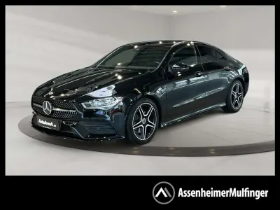 Gebraucht Mercedes CLA200 AMG 150 PS (110 kW) 2020 Metalliclack kosmosschwarz Coupé