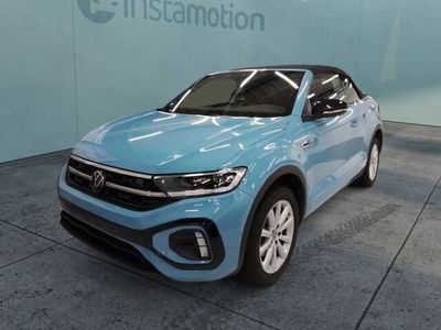 Gebraucht VW T-Roc Cabriolet R-line 150 PS (110 kW) 2024 Blau Cabrio