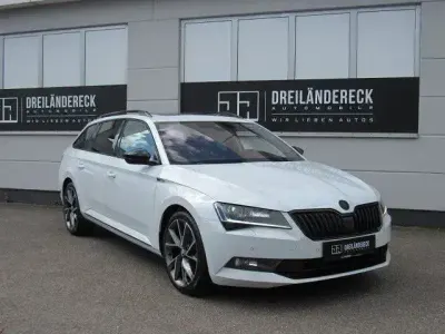 Gebraucht Skoda Superb SportLine 190 PS (139 kW) 2018 Weiß Limousine