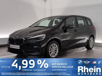 Gebraucht BMW 218 Gran Tourer Sport Line 136 PS (100 kW) 2021 Schwarz Van / Kleinbus