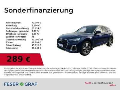 Second-hand Audi Q5 Ambiente 286 CP (210 kW) 2022 Albastru SUV