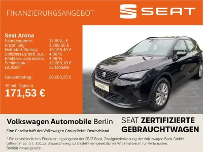 Gebraucht Seat Arona Style 110 PS (80 kW) 2022 Midnight schwarz SUV