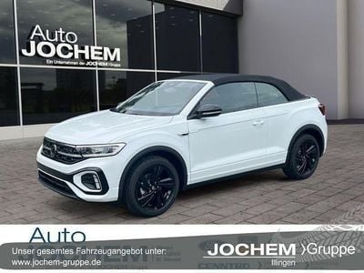 Gebraucht VW T-Roc Cabriolet IQ Drive 150 PS (110 kW) 2024 Schwarz (weiss Cabrio