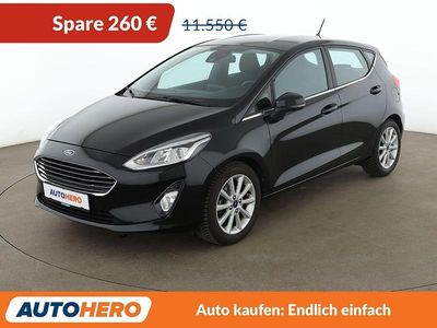 Gebraucht Ford Fiesta Titanium 101 PS (74 kW) 2018 Schwarz Kleinwagen