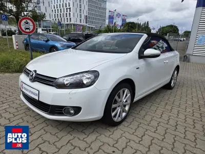 Gebraucht VW Golf Cabriolet LOUNGE 105 PS (77 kW) 2015 Pure white Cabrio