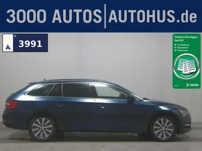 Occasion Skoda Superb Ambition 2022 Blauw Stationwagen